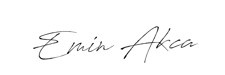 Emin Akca stylish signature style. Best Handwritten Sign (Antro_Vectra) for my name. Handwritten Signature Collection Ideas for my name Emin Akca. Emin Akca signature style 6 images and pictures png