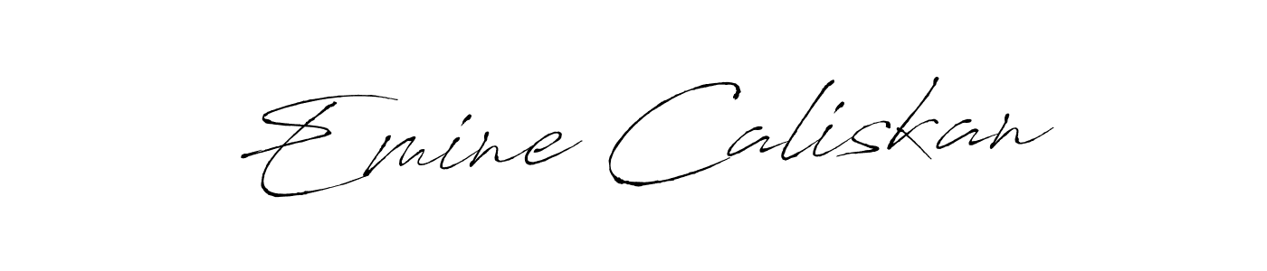 It looks lik you need a new signature style for name Emine Caliskan. Design unique handwritten (Antro_Vectra) signature with our free signature maker in just a few clicks. Emine Caliskan signature style 6 images and pictures png