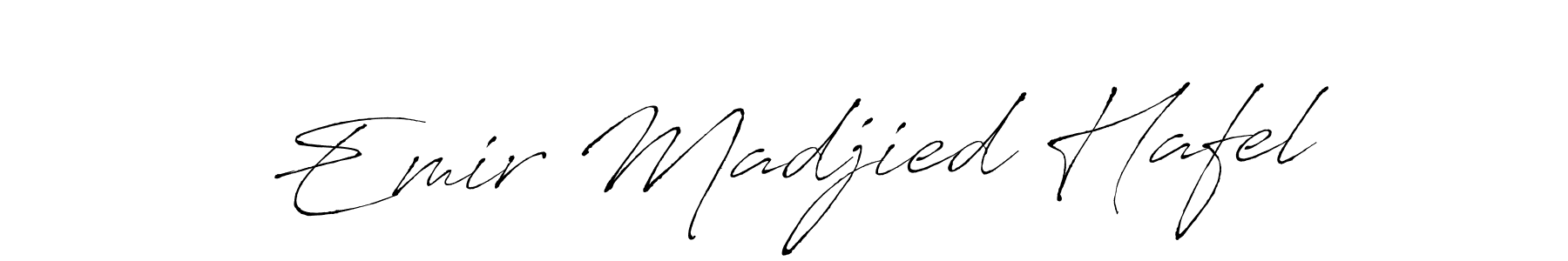Also we have Emir Madjied Hafel name is the best signature style. Create professional handwritten signature collection using Antro_Vectra autograph style. Emir Madjied Hafel signature style 6 images and pictures png