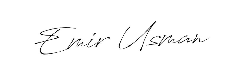 Also we have Emir Usman name is the best signature style. Create professional handwritten signature collection using Antro_Vectra autograph style. Emir Usman signature style 6 images and pictures png