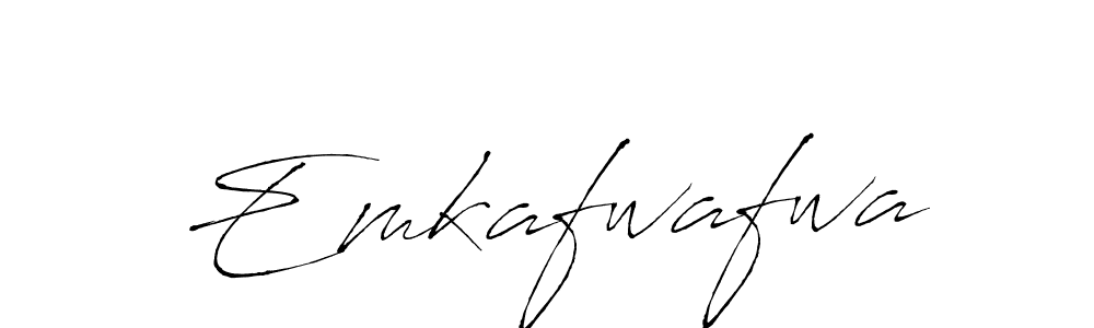 Make a beautiful signature design for name Emkafwafwa. With this signature (Antro_Vectra) style, you can create a handwritten signature for free. Emkafwafwa signature style 6 images and pictures png