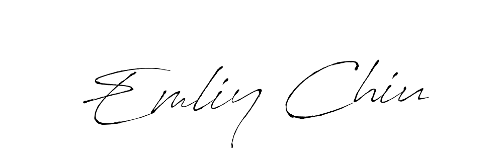 See photos of Emliy Chiu official signature by Spectra . Check more albums & portfolios. Read reviews & check more about Antro_Vectra font. Emliy Chiu signature style 6 images and pictures png