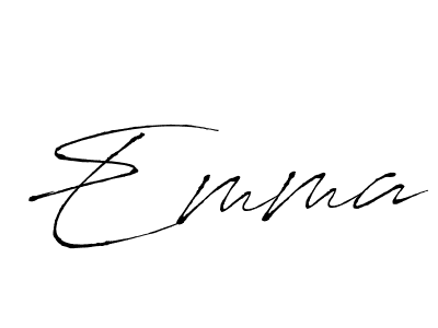 Make a beautiful signature design for name Emma. With this signature (Antro_Vectra) style, you can create a handwritten signature for free. Emma signature style 6 images and pictures png