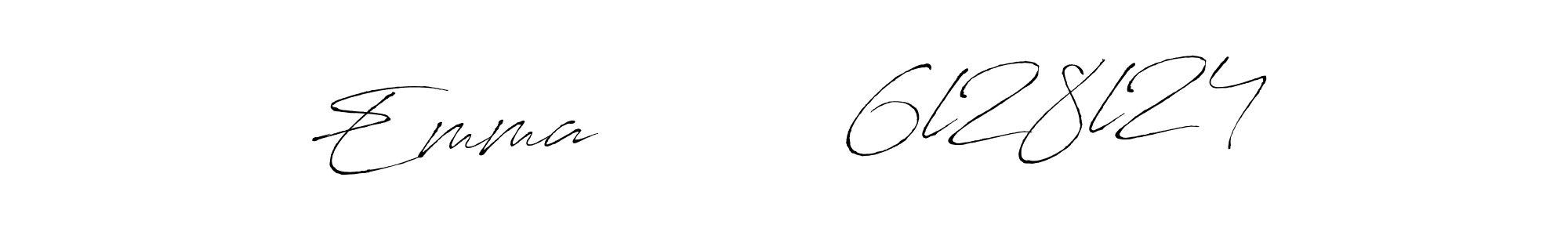 How to make Emma         6l28l24 signature? Antro_Vectra is a professional autograph style. Create handwritten signature for Emma         6l28l24 name. Emma         6l28l24 signature style 6 images and pictures png