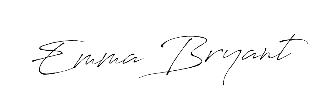 Create a beautiful signature design for name Emma Bryant. With this signature (Antro_Vectra) fonts, you can make a handwritten signature for free. Emma Bryant signature style 6 images and pictures png
