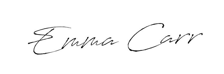 How to make Emma Carr name signature. Use Antro_Vectra style for creating short signs online. This is the latest handwritten sign. Emma Carr signature style 6 images and pictures png