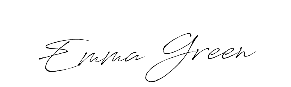 How to make Emma Green name signature. Use Antro_Vectra style for creating short signs online. This is the latest handwritten sign. Emma Green signature style 6 images and pictures png