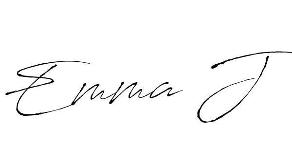 It looks lik you need a new signature style for name Emma J. Design unique handwritten (Antro_Vectra) signature with our free signature maker in just a few clicks. Emma J signature style 6 images and pictures png