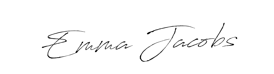 Make a beautiful signature design for name Emma Jacobs. With this signature (Antro_Vectra) style, you can create a handwritten signature for free. Emma Jacobs signature style 6 images and pictures png