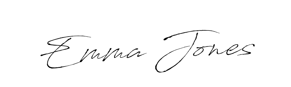 The best way (Antro_Vectra) to make a short signature is to pick only two or three words in your name. The name Emma Jones include a total of six letters. For converting this name. Emma Jones signature style 6 images and pictures png