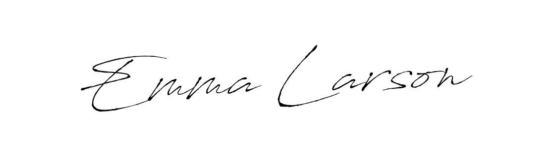 Use a signature maker to create a handwritten signature online. With this signature software, you can design (Antro_Vectra) your own signature for name Emma Larson. Emma Larson signature style 6 images and pictures png