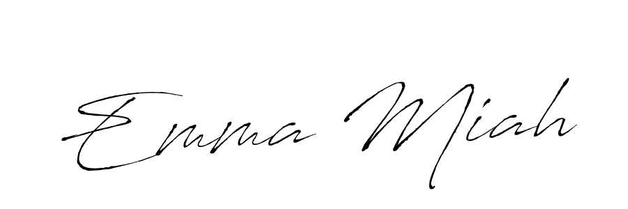 You should practise on your own different ways (Antro_Vectra) to write your name (Emma Miah) in signature. don't let someone else do it for you. Emma Miah signature style 6 images and pictures png