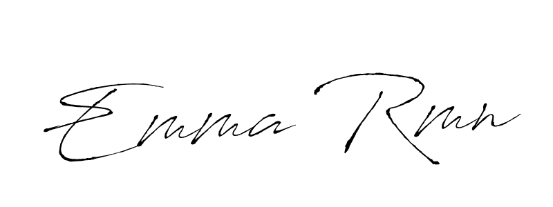 Design your own signature with our free online signature maker. With this signature software, you can create a handwritten (Antro_Vectra) signature for name Emma Rmn. Emma Rmn signature style 6 images and pictures png