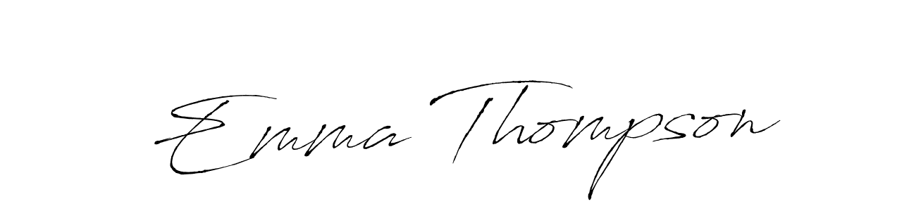 Antro_Vectra is a professional signature style that is perfect for those who want to add a touch of class to their signature. It is also a great choice for those who want to make their signature more unique. Get Emma Thompson name to fancy signature for free. Emma Thompson signature style 6 images and pictures png