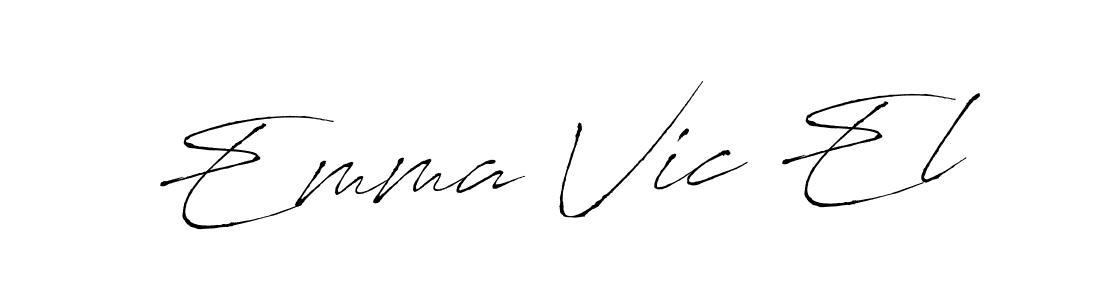 This is the best signature style for the Emma Vic El name. Also you like these signature font (Antro_Vectra). Mix name signature. Emma Vic El signature style 6 images and pictures png