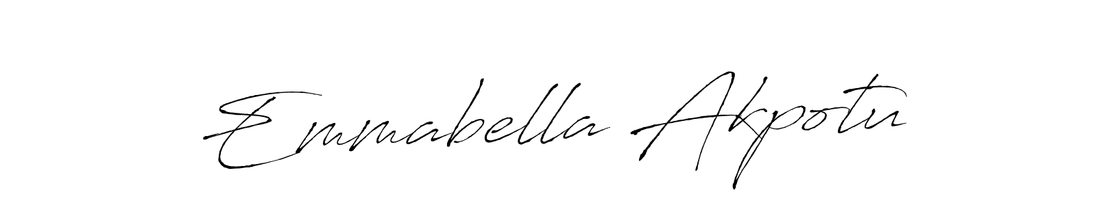 Emmabella Akpotu stylish signature style. Best Handwritten Sign (Antro_Vectra) for my name. Handwritten Signature Collection Ideas for my name Emmabella Akpotu. Emmabella Akpotu signature style 6 images and pictures png