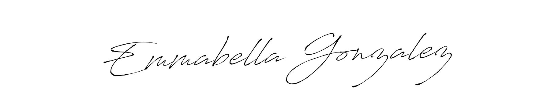 How to make Emmabella Gonzalez signature? Antro_Vectra is a professional autograph style. Create handwritten signature for Emmabella Gonzalez name. Emmabella Gonzalez signature style 6 images and pictures png