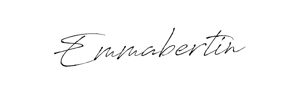 How to make Emmabertin name signature. Use Antro_Vectra style for creating short signs online. This is the latest handwritten sign. Emmabertin signature style 6 images and pictures png