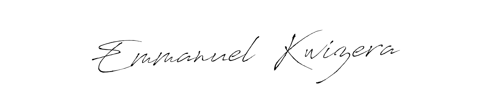 Also we have Emmanuel  Kwizera name is the best signature style. Create professional handwritten signature collection using Antro_Vectra autograph style. Emmanuel  Kwizera signature style 6 images and pictures png