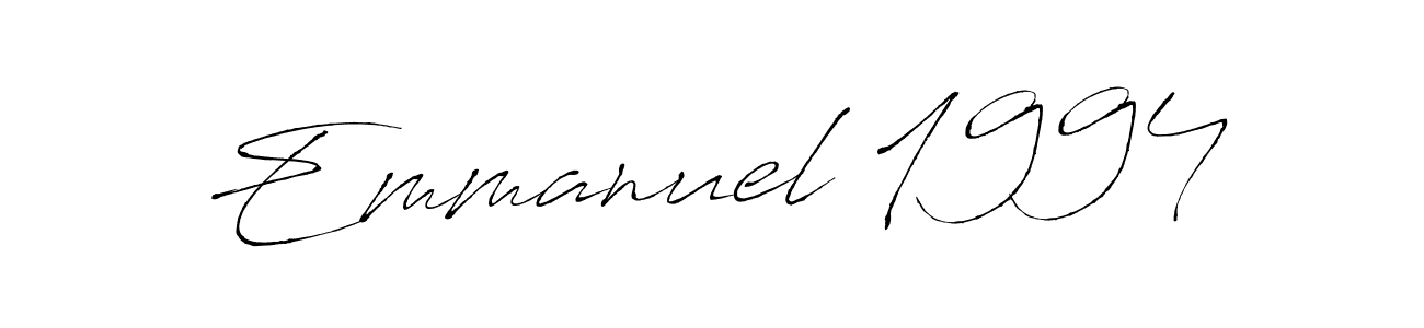 You should practise on your own different ways (Antro_Vectra) to write your name (Emmanuel 1994) in signature. don't let someone else do it for you. Emmanuel 1994 signature style 6 images and pictures png