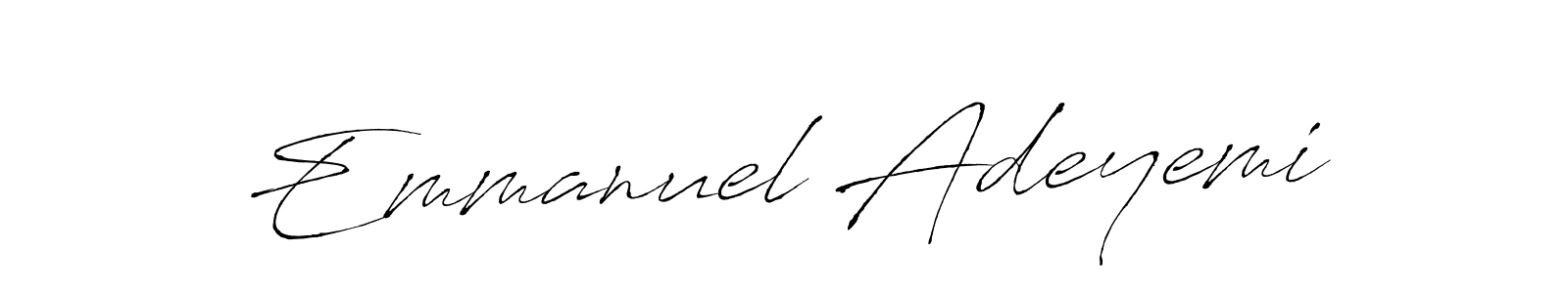Create a beautiful signature design for name Emmanuel Adeyemi. With this signature (Antro_Vectra) fonts, you can make a handwritten signature for free. Emmanuel Adeyemi signature style 6 images and pictures png
