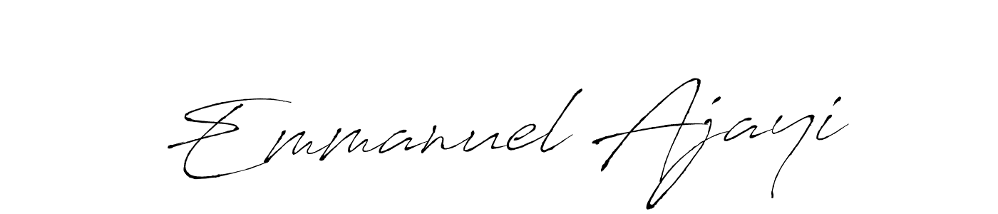 Also we have Emmanuel Ajayi name is the best signature style. Create professional handwritten signature collection using Antro_Vectra autograph style. Emmanuel Ajayi signature style 6 images and pictures png
