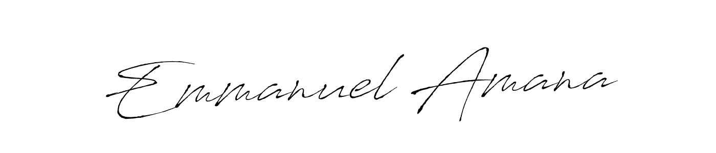 This is the best signature style for the Emmanuel Amana name. Also you like these signature font (Antro_Vectra). Mix name signature. Emmanuel Amana signature style 6 images and pictures png