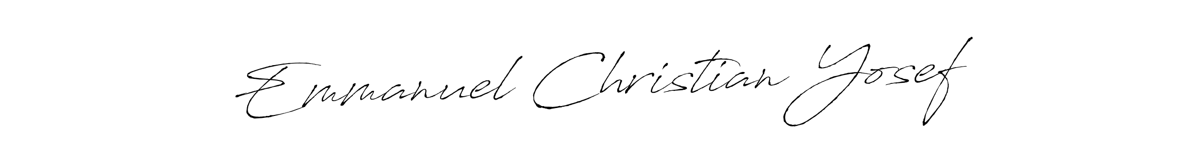 See photos of Emmanuel Christian Yosef official signature by Spectra . Check more albums & portfolios. Read reviews & check more about Antro_Vectra font. Emmanuel Christian Yosef signature style 6 images and pictures png
