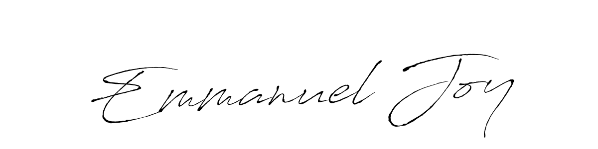 How to make Emmanuel Joy name signature. Use Antro_Vectra style for creating short signs online. This is the latest handwritten sign. Emmanuel Joy signature style 6 images and pictures png