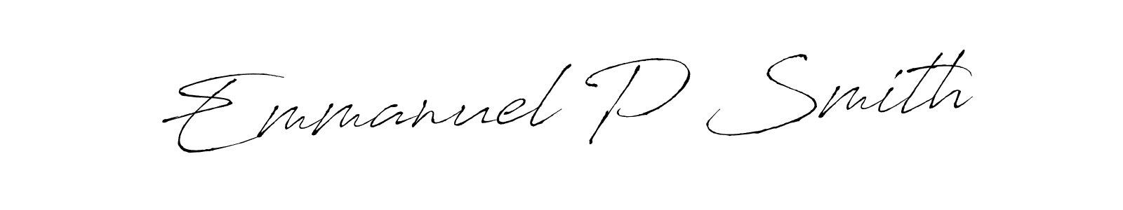 Make a beautiful signature design for name Emmanuel P Smith. Use this online signature maker to create a handwritten signature for free. Emmanuel P Smith signature style 6 images and pictures png