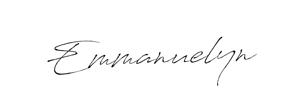 How to make Emmanuelyn signature? Antro_Vectra is a professional autograph style. Create handwritten signature for Emmanuelyn name. Emmanuelyn signature style 6 images and pictures png