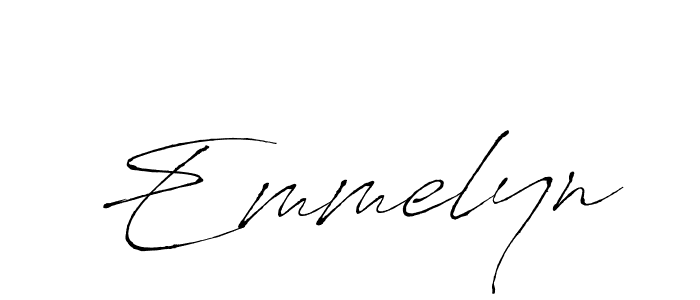 How to make Emmelyn signature? Antro_Vectra is a professional autograph style. Create handwritten signature for Emmelyn name. Emmelyn signature style 6 images and pictures png