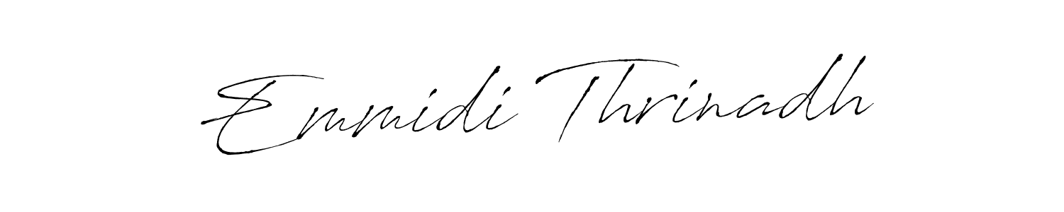 It looks lik you need a new signature style for name Emmidi Thrinadh. Design unique handwritten (Antro_Vectra) signature with our free signature maker in just a few clicks. Emmidi Thrinadh signature style 6 images and pictures png