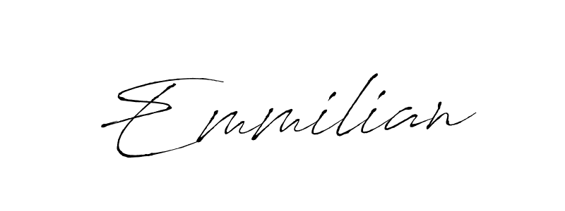 Also we have Emmilian name is the best signature style. Create professional handwritten signature collection using Antro_Vectra autograph style. Emmilian signature style 6 images and pictures png