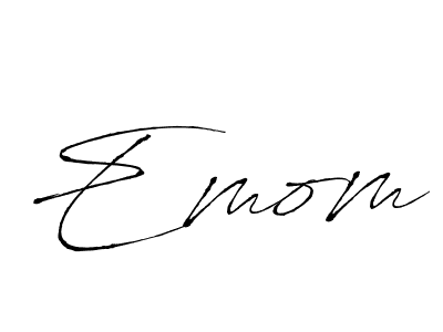You should practise on your own different ways (Antro_Vectra) to write your name (Emom) in signature. don't let someone else do it for you. Emom signature style 6 images and pictures png