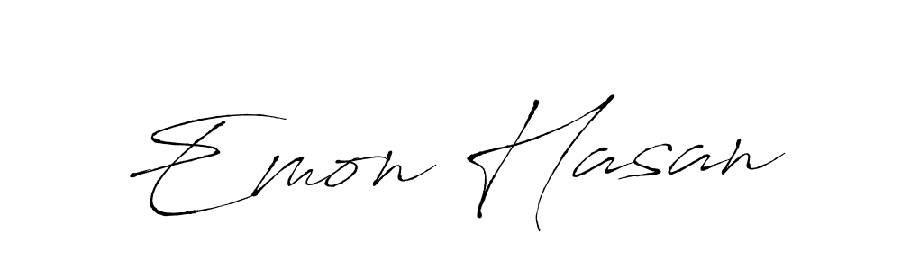 Also You can easily find your signature by using the search form. We will create Emon Hasan name handwritten signature images for you free of cost using Antro_Vectra sign style. Emon Hasan signature style 6 images and pictures png