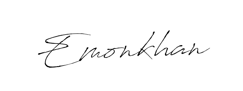 This is the best signature style for the Emonkhan name. Also you like these signature font (Antro_Vectra). Mix name signature. Emonkhan signature style 6 images and pictures png