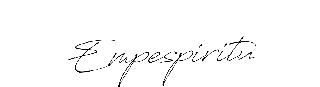 Empespiritu stylish signature style. Best Handwritten Sign (Antro_Vectra) for my name. Handwritten Signature Collection Ideas for my name Empespiritu. Empespiritu signature style 6 images and pictures png