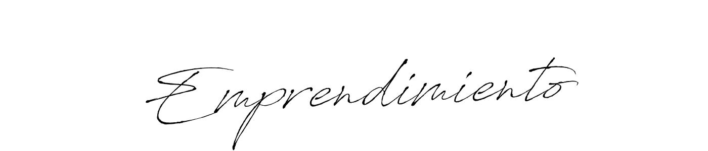 How to make Emprendimiento name signature. Use Antro_Vectra style for creating short signs online. This is the latest handwritten sign. Emprendimiento signature style 6 images and pictures png