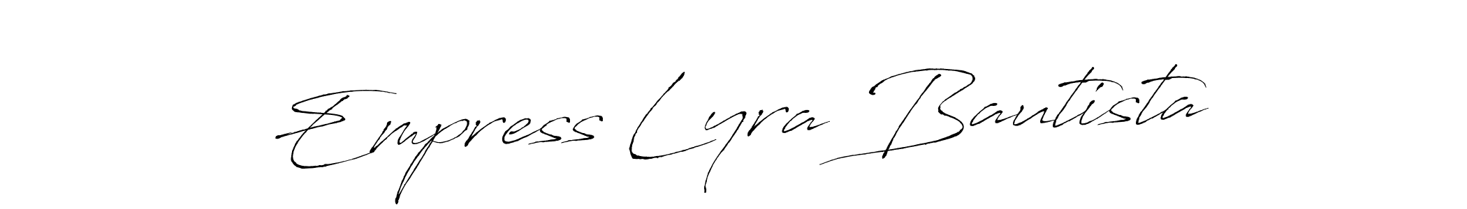 See photos of Empress Lyra Bautista official signature by Spectra . Check more albums & portfolios. Read reviews & check more about Antro_Vectra font. Empress Lyra Bautista signature style 6 images and pictures png