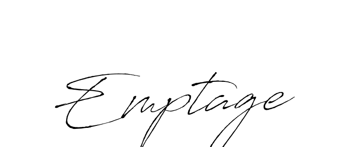 Emptage stylish signature style. Best Handwritten Sign (Antro_Vectra) for my name. Handwritten Signature Collection Ideas for my name Emptage. Emptage signature style 6 images and pictures png