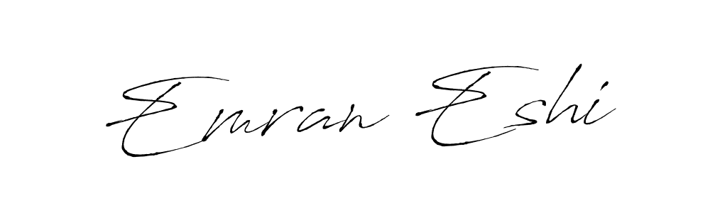 How to make Emran Eshi signature? Antro_Vectra is a professional autograph style. Create handwritten signature for Emran Eshi name. Emran Eshi signature style 6 images and pictures png