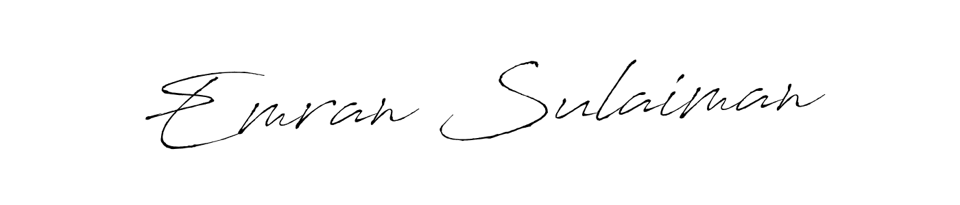 Use a signature maker to create a handwritten signature online. With this signature software, you can design (Antro_Vectra) your own signature for name Emran Sulaiman. Emran Sulaiman signature style 6 images and pictures png