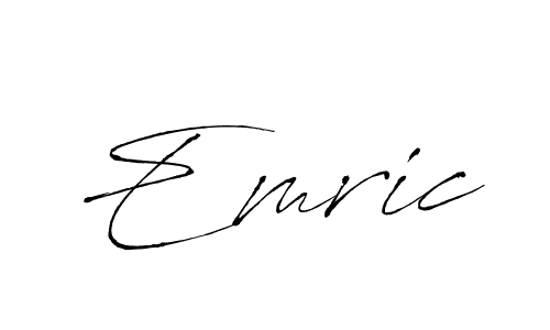 How to make Emric signature? Antro_Vectra is a professional autograph style. Create handwritten signature for Emric name. Emric signature style 6 images and pictures png