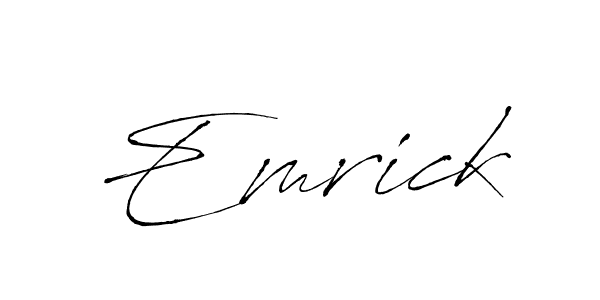 Once you've used our free online signature maker to create your best signature Antro_Vectra style, it's time to enjoy all of the benefits that Emrick name signing documents. Emrick signature style 6 images and pictures png