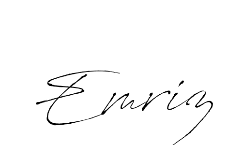 Emriz stylish signature style. Best Handwritten Sign (Antro_Vectra) for my name. Handwritten Signature Collection Ideas for my name Emriz. Emriz signature style 6 images and pictures png