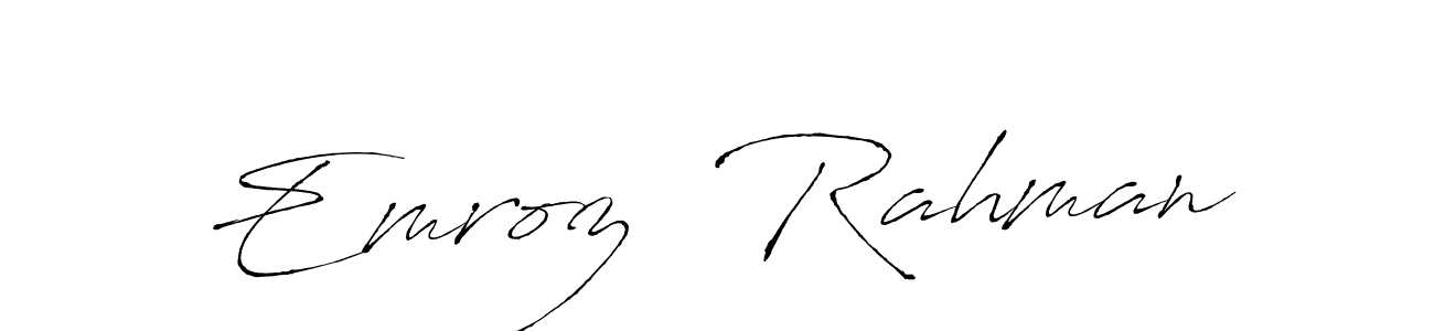 You should practise on your own different ways (Antro_Vectra) to write your name (Emroz  Rahman) in signature. don't let someone else do it for you. Emroz  Rahman signature style 6 images and pictures png