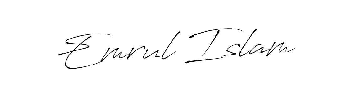 Make a beautiful signature design for name Emrul Islam. Use this online signature maker to create a handwritten signature for free. Emrul Islam signature style 6 images and pictures png