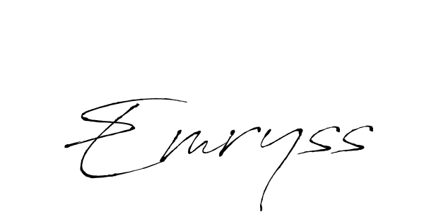 Best and Professional Signature Style for Emryss. Antro_Vectra Best Signature Style Collection. Emryss signature style 6 images and pictures png