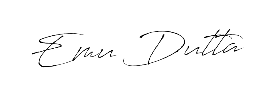 Make a short Emu Dutta signature style. Manage your documents anywhere anytime using Antro_Vectra. Create and add eSignatures, submit forms, share and send files easily. Emu Dutta signature style 6 images and pictures png